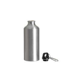 600ml Silver Aluminium Water Bottle (60/case)